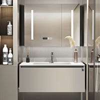  顾家家居 KUKA  G-06210A080XBS 智能浴室柜组合 香槟金 80cm