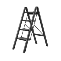 yooben 佑本 折叠家用梯 耀石黑 四步