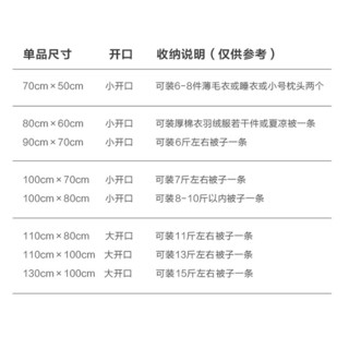 收纳博士 真空压缩袋带抽气泵 套装4个