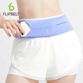 Flipbelt 美国飞比特运动跑步腰包多功能户外腰带男女士健身马拉松装备隐形手机包远空紫S