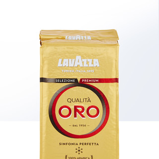 LAVAZZA 拉瓦萨 QUALITA ORO欧罗金 中度烘焙 意式浓缩咖啡粉 250g*2袋