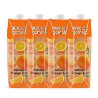 gomolo 果满乐乐 巴伦西亚橙汁 1L*4瓶