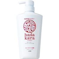 LION 狮王 hadakara系列 高保湿沐浴露 500ml 临期商品23年4~7月到期