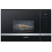 SIEMENS 西门子 iQ100系列 BE555LMS0W 嵌入式微蒸烤一体机 25L 黑色