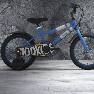 700Kids 柒小佰 CRO1A 16 儿童自行车 16寸 蓝色