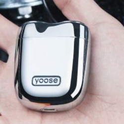 yoose 有色 MINI-X 剃须刀+卡其色皮套组合礼盒装 便携