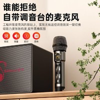 Shinco 新科 蓝牙音箱家庭式ktv麦克风话筒户外音响一体连接电视k歌套装