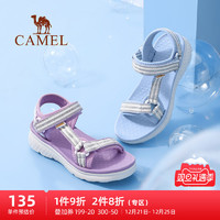 CAMEL 骆驼 官方旗舰店夏季运动凉鞋女士2022新款厚底防滑平底休闲沙滩鞋