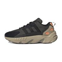 adidas ORIGINALS Zx 22 Boost 中性跑鞋 GX7006 墨绿/黑/褐色/橘色 36.5