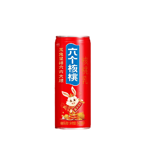 养元 六个核桃 核桃乳  240ml*12罐 兔年贺岁罐