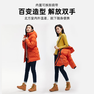 凯乐石羽绒服女冬季800蓬加厚鹅绒服防风防雨雪中长外套