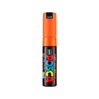 uni 三菱铅笔 三菱（uni）POSCA系列马克笔（太字）彩色海报广告记号笔标记笔办公绘画手绘涂鸦笔 PC-8K 橙色 单支装