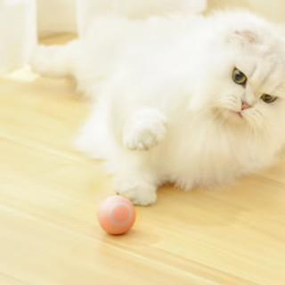 Hoopet 智能引力滚滚球 猫玩具 粉色 4.3cm