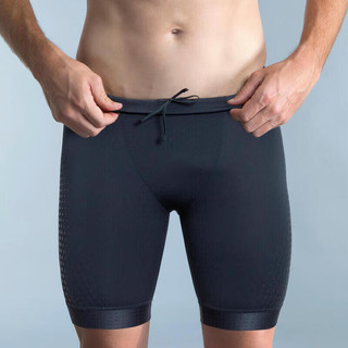 DECATHLON 迪卡侬 FITI 男子五分泳裤 8615432 黑色波点 S/M