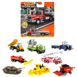 MATCHBOX 火柴盒(MATCHBOX) 珍藏系列 儿童礼物玩具男孩汽车模型 仿真工程车（随机发货1辆） N3242