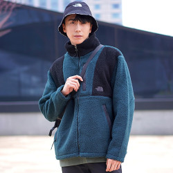 北面抓绒衣裤_the north face 北面 男子抓绒衣 nf0a7qt1-ek2 深绿色