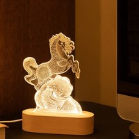 NATURALISM 博物文创 故宫神兽系列 CHY1020476 亚克力小夜灯