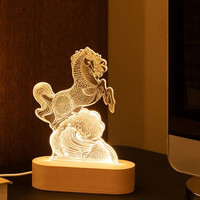 NATURALISM 博物文创 故宫神兽系列 CHY1020476 亚克力小夜灯