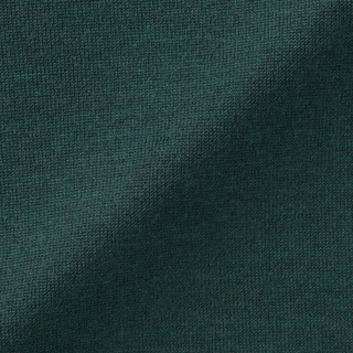MUJI 无印良品 女士高领毛衣 W9AA871 绿色 XL