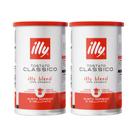 illy 意利 中度烘焙 意式浓缩咖啡粉 200g*2罐