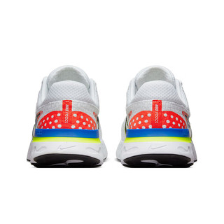 耐克NIKE男子跑步鞋缓震REACT INFINITY运动鞋DX1629-100白色40.5码