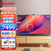 夏普（SHARP）75英寸电视机4K超高清液晶面板START云游戏电视运动补偿自升降摄像头AI智能交互电视4T-M75U5EA