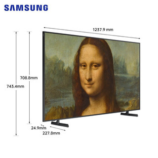 三星（SAMSUNG）4K超高清QLED量子点超薄艺术电视 画壁融入屏 AI语音 55英寸 QA55LS03BAJXXZ