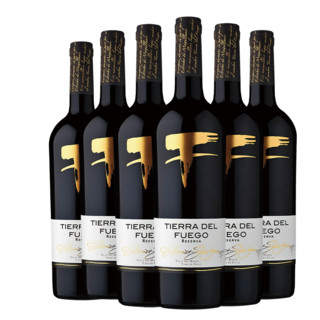 智利原瓶进口红酒 火地岛珍藏赤霞珠干红葡萄酒 750mL 六支整箱
