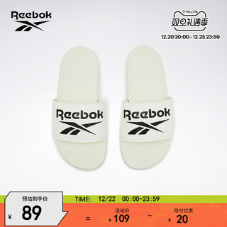 Reebok 锐步 Comfort Slide 2.0 中性拖鞋 FU7205 黑色 43