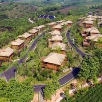 乡村风情浓郁，拥有大片茶园竹林！长兴芳草地度假酒店 芳草地双床别墅1晚套餐（含2大1小自助早餐+双人暖冬小火锅套餐等）