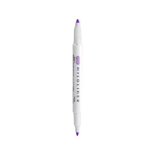 ZEBRA 斑马牌 mildliner系列 WKT7-MVI 双头荧光笔 紫色 单支装