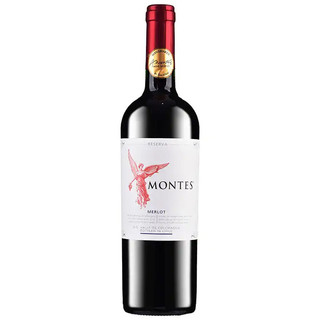 MONTES 蒙特斯 蒙特斯酒庄空加瓜谷干型红葡萄酒 2019年 6瓶*750ml套装 整箱装