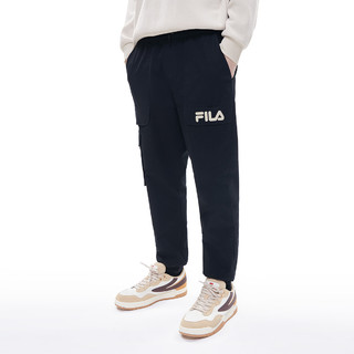 限尺码：FILA 斐乐 FUSION系列 男子运动长裤 T11M211803F