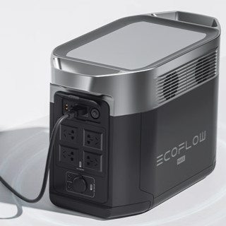 ECOFLOW 德 1600 户外移动电源 银黑色 450000mAh 4600W