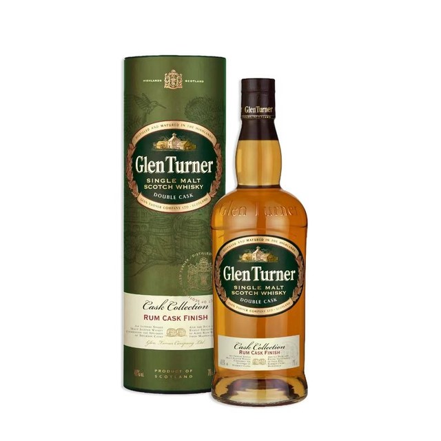格兰特纳 GLEN TURNER 朗姆桶苏格兰单一麦芽威士忌 40%vol 700ml