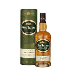 GLEN TURNER 格兰特纳 朗姆桶苏格兰单一麦芽威士忌 40%vol 700ml（赠 冰酒石5颗装）