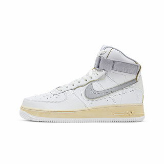 NIKE 耐克 Air Force 1 High '07 Prm 男子运动板鞋 DV4245-101 白灰 42