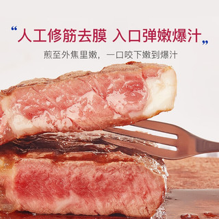 RedChef 红小厨 整切西冷130*5+菲力130*5 送 鸡排100g*2袋