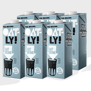 OATLY 噢麦力 低脂燕麦奶 原味 1L*6瓶