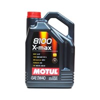MOTUL 摩特 8100X-max 全合成机油汽车润滑油 0W-40 SN级5L*1 欧盟进口机油
