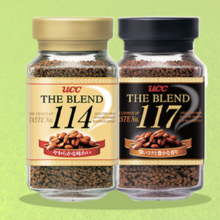 UCC 悠诗诗 天猫超市限定款 速溶咖啡粉 2口味 180g 礼盒装（117咖啡粉90g+114咖啡粉90g）