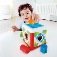 抖音超值购：Hape 分类积木盒木制宝宝男女孩婴幼儿童益智玩具 颜色认知 E0507