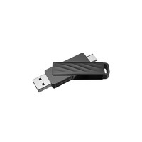 Lenovo 联想 L7C Max USB 3.1 固态U盘 风暴灰 128GB USB-A/Type-C双口