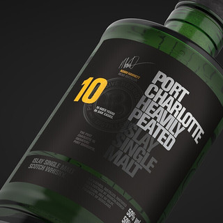 BRUICHLADDICH 波夏 擢跃 10年 单一麦芽 苏格兰威士忌 50%vol 500ml