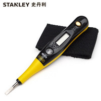 STANLEY 史丹利 220V高级数显测电笔电工用多功能漏电检测笔验电笔试电笔 66-133-23 （130MM）现货