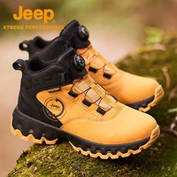 抖音超值购：Jeep 吉普 秋冬新款男士2022新款防滑耐磨徒步登山鞋 P2310911613