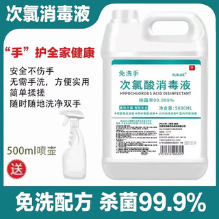 lanju 榄菊 云洁品牌次氯酸消毒液 5000ml （送喷壶）