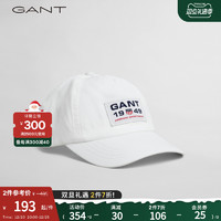 GANT 甘特 夏季女士时尚潮流运动复古休闲盾牌logo棒球帽子|4900042