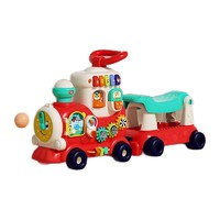 PLUS会员：汇乐玩具 儿童4合1多功能学习火车