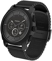 FOSSIL Machine Gen 6 混合智能手表,内置Alexa,心率,血氧和智能手机通知, 黑色//白色